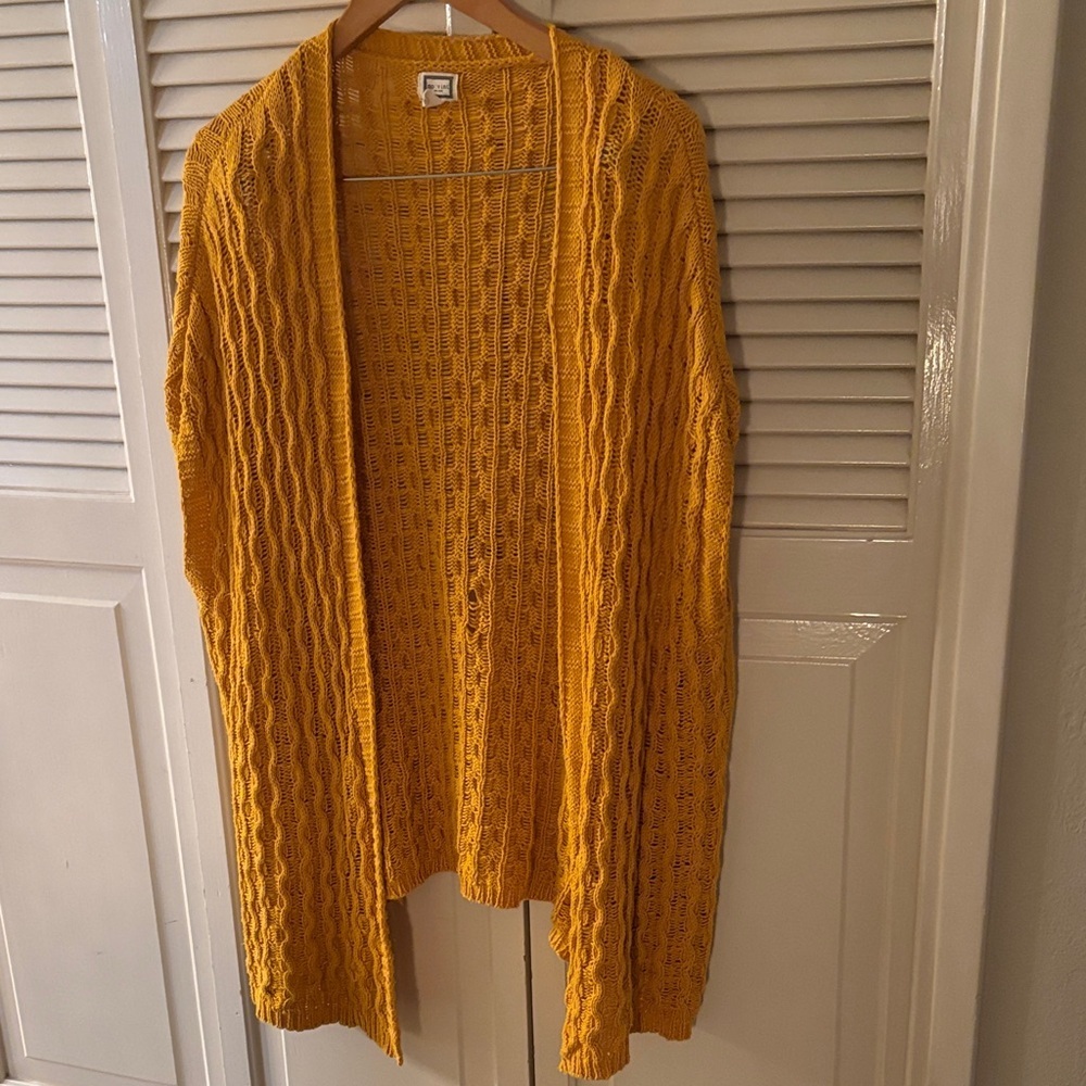Mo:Vint Golden Open Knit Women's Cardigan Boho